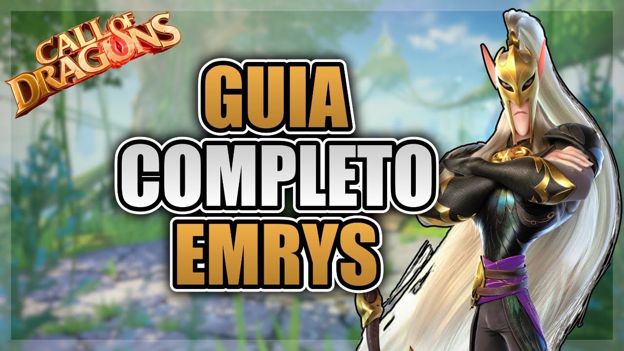 GUIA COMPLETO EMRYS | MELHORES DUPLAS E ÁRVORES DE TALENTOS - CALL OF DRAGONS