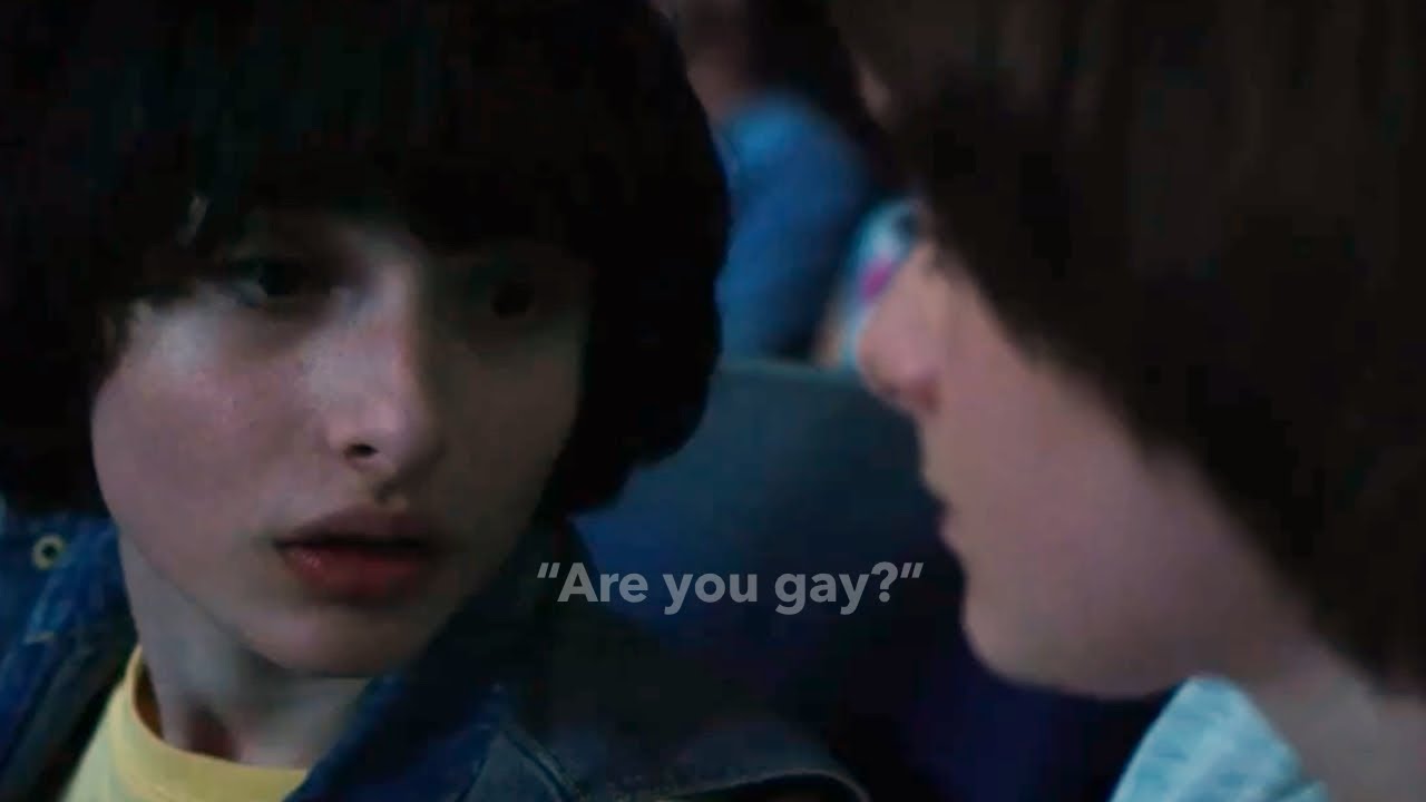 Mike Wheeler putting the moves on Will (Stranger Things 3 &bull; Byler)
