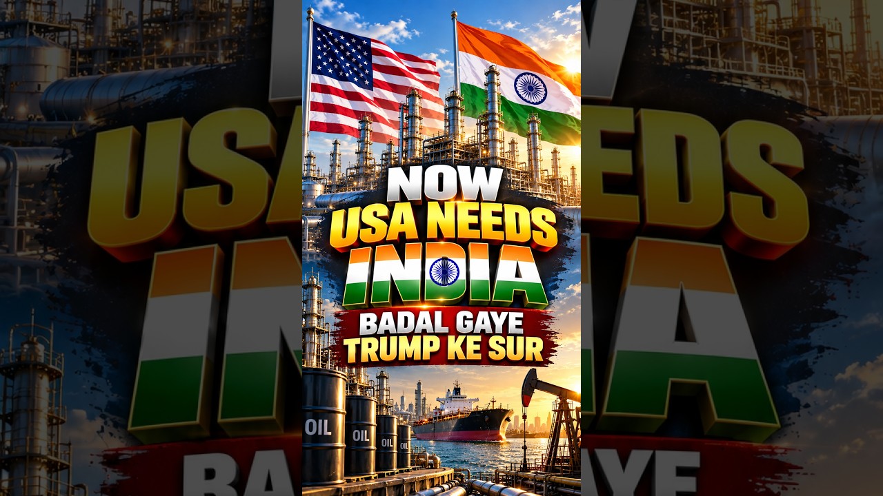 Now USA Needs India! Why Trump&rsquo;s Tone Changed on India&rsquo;s Oil Power? 🔥 #shorts