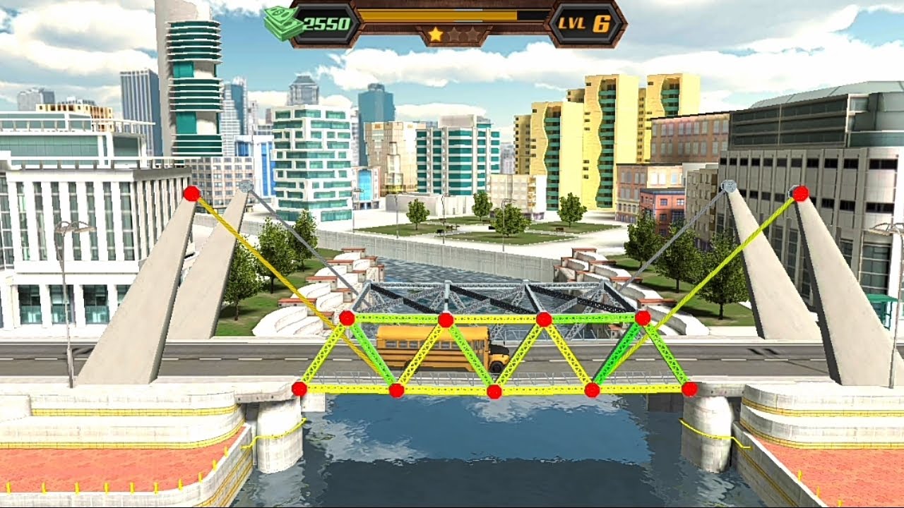 top 3 bridge construction game ||bridge construction game offline games 