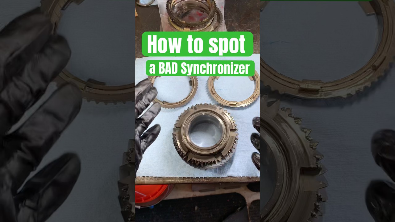 6 Speed Transmission Rebuild Tip: Synchronizer Wear Comparison