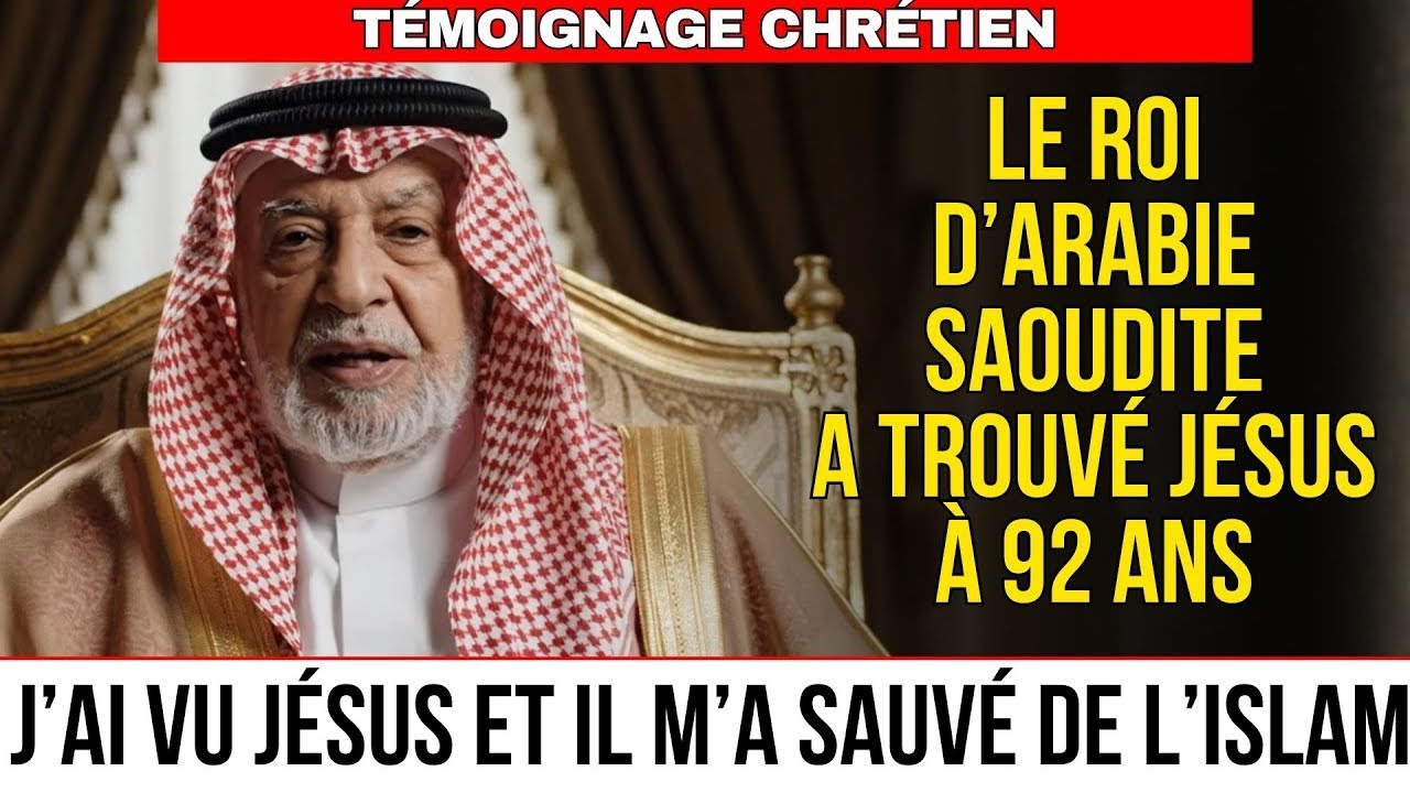 Un royal saoudien (92 ans) se fait baptiser en public : « Jésus m’a guéri »