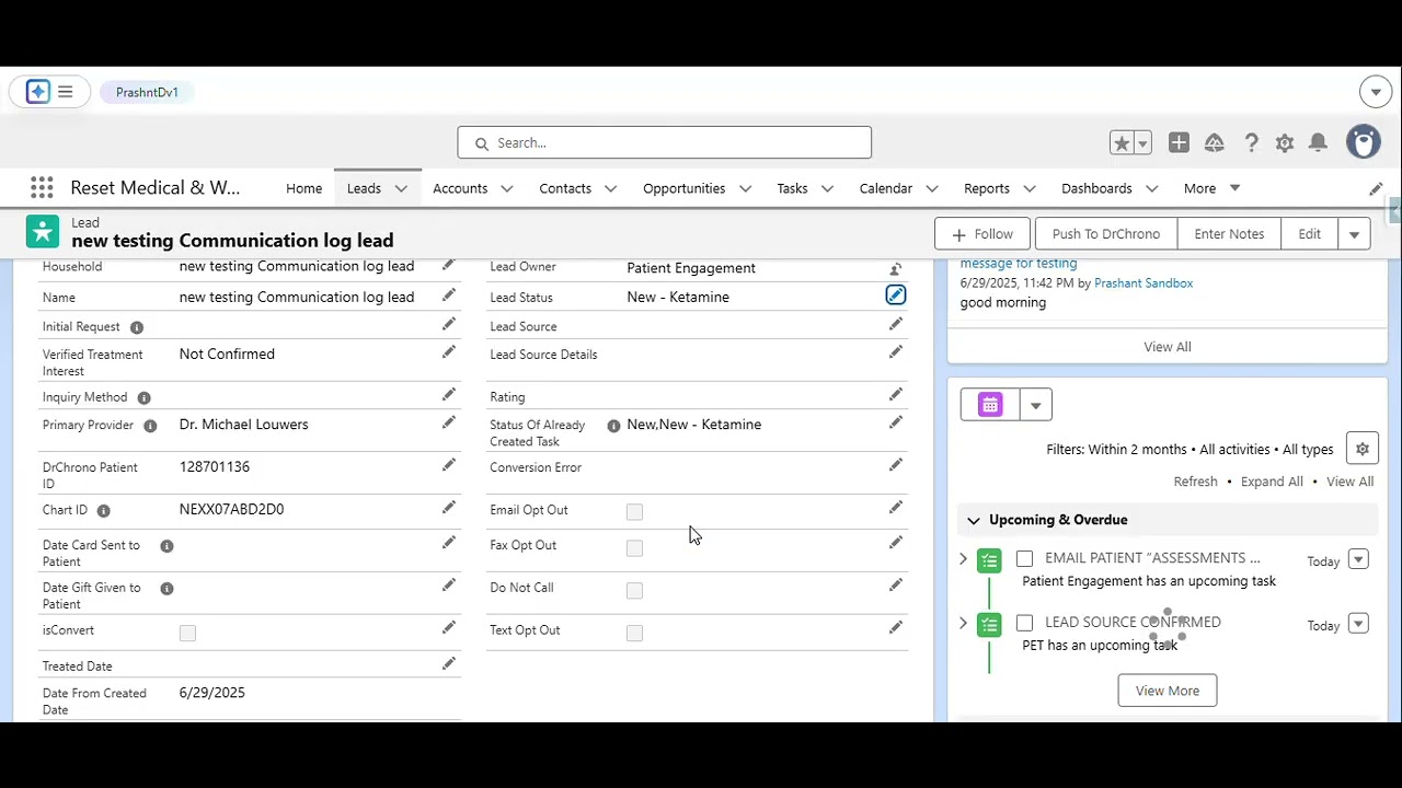 🎯 Smart Lead Status Automation | Tasks by Salesforce