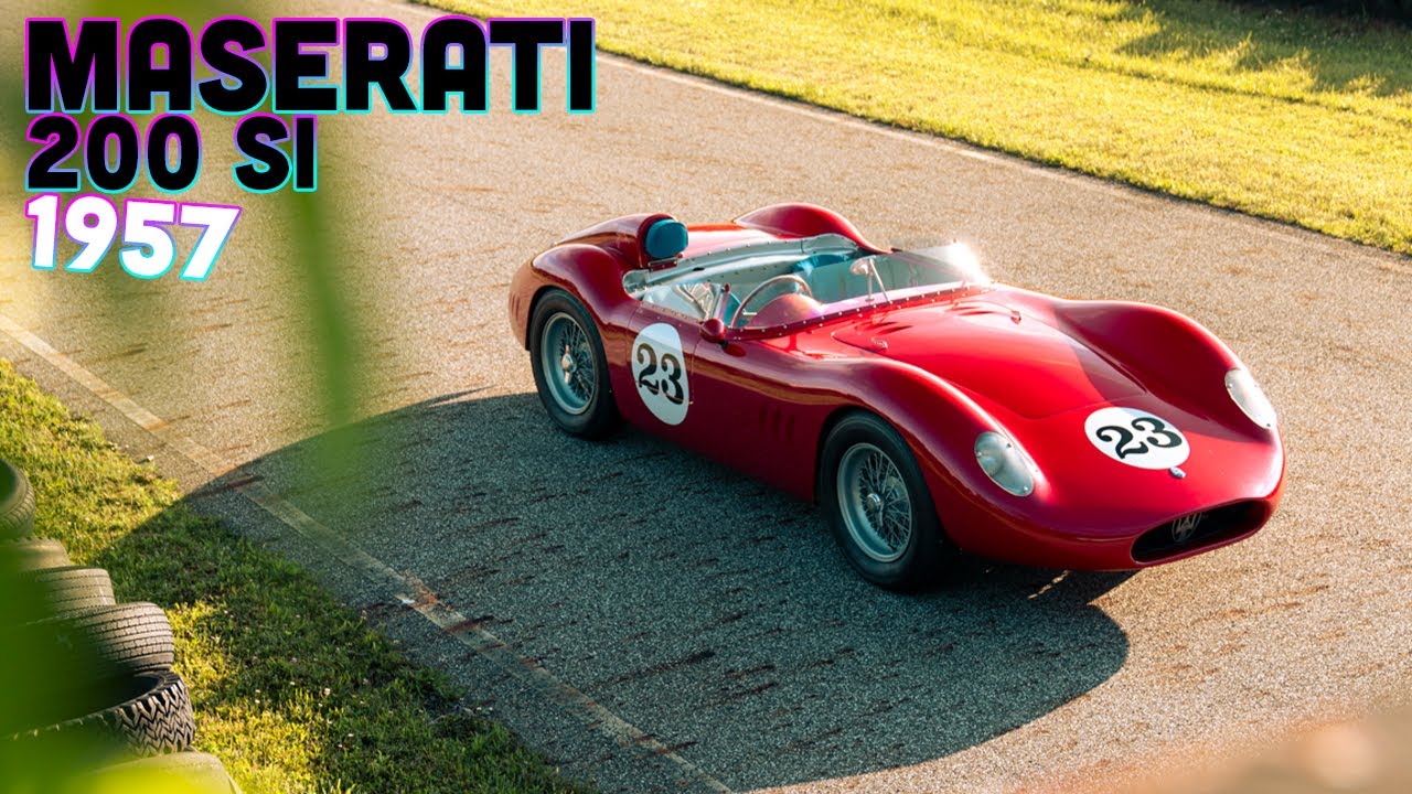 1957 Maserati 200 SI On A Private Racetrack!