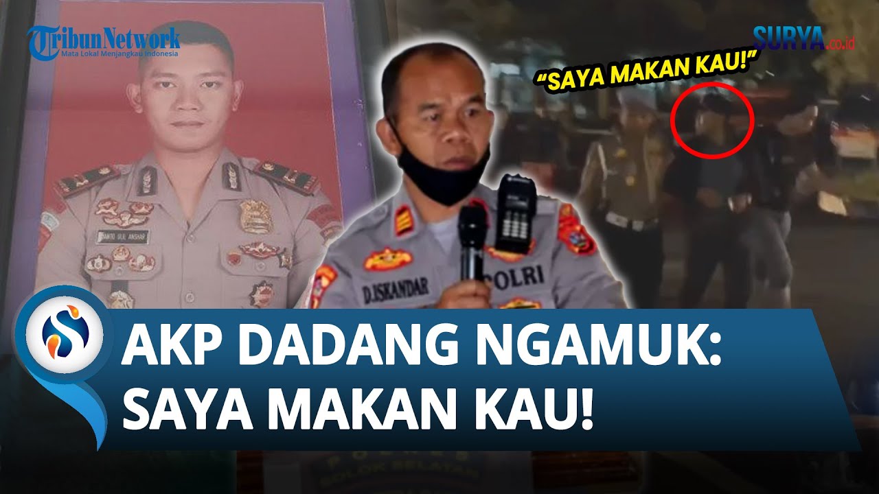 WADUH! AKP Dadang Iskandar NGAMUK saat Diamankan seusai Tembak Polisi: Saya Makan Kau!
