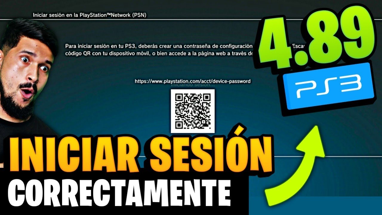 INICIAR SESION en PS3 4.89 SIN ERRORES | Generar CONTRASEÑA de DISPOSITIVO🚀