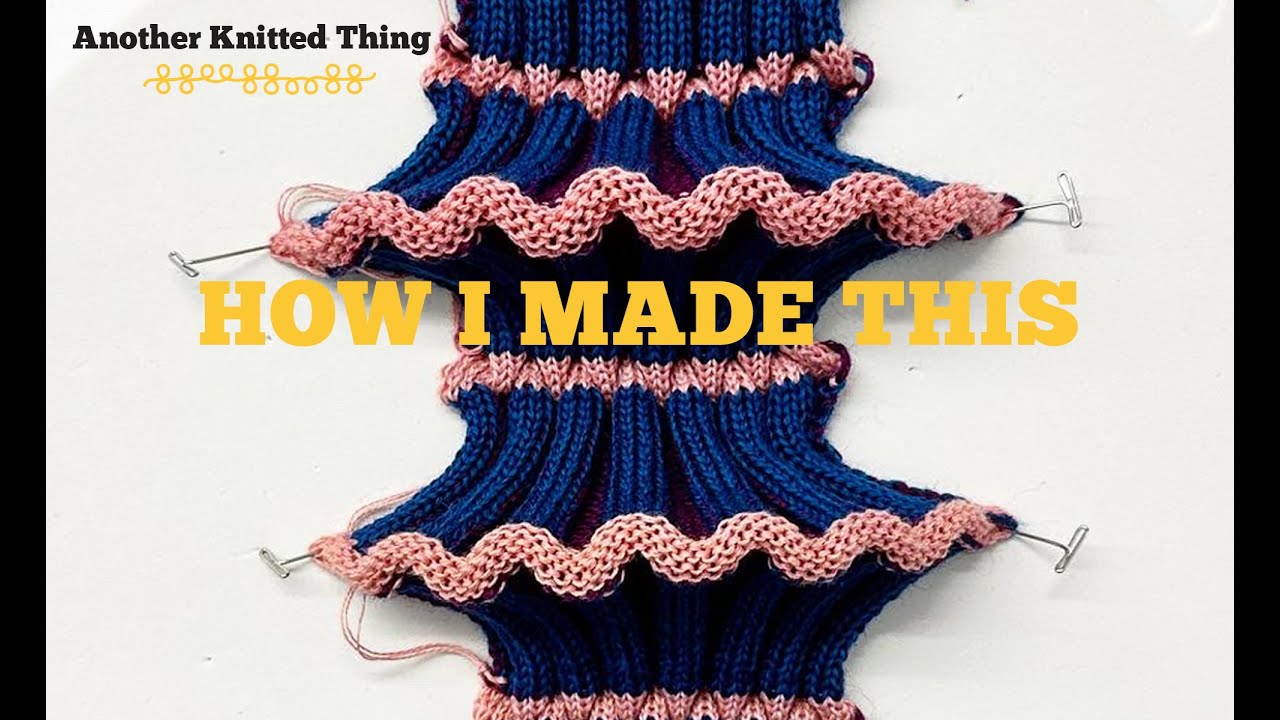 Machine Knitting - 3D knitting and how I made it - Rib Structures and Transfers - Knit Tutorial -