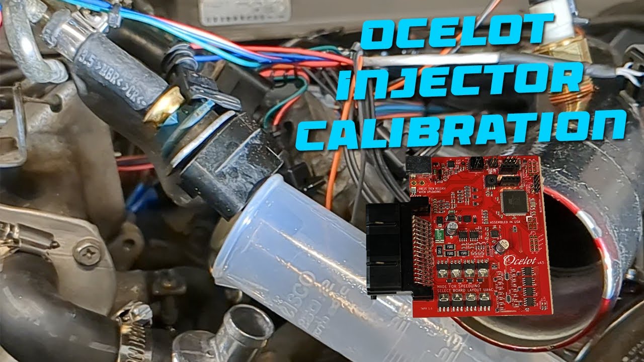 Flow Rate and Dead Time Injector Measurement for Ocelot Speeduino ECU