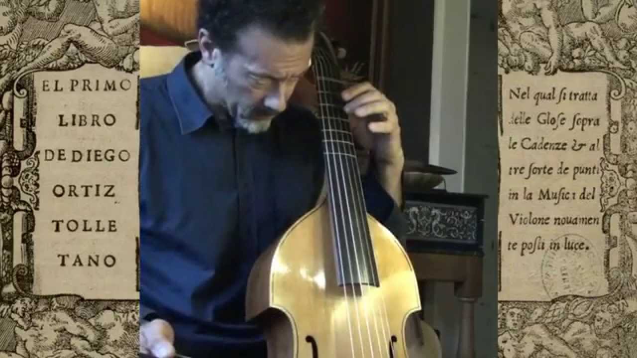 Recercada Quinta by Diego Ortiz on (a borrowed) tenor viol