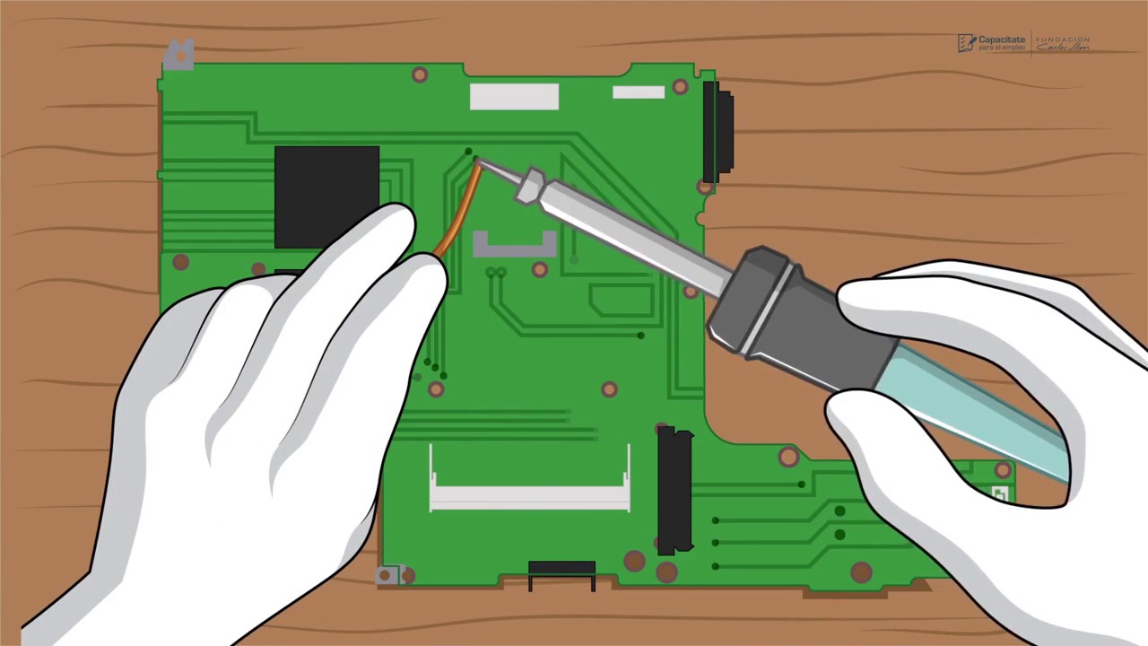 T&eacute;cnico en reparaci&oacute;n de laptops