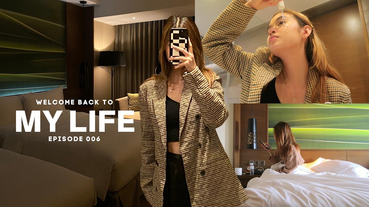 my life ep. 06 • staying in manila, pool day & skincare faves🌇🍊