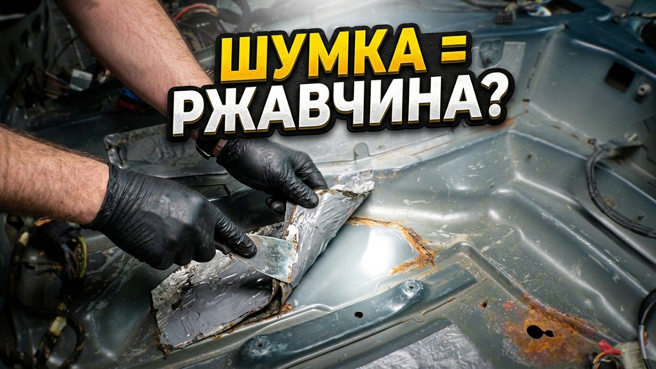 ОТ ШУМОИЗОЛЯЦИИ АВТОМОБИЛИ РЖАВЕЮТ  !!! Правда или миф???Коррозия под шумоизоляцией.