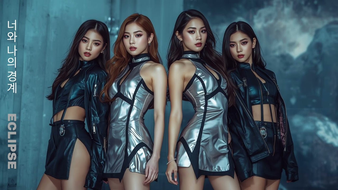 ECLIPSE – Futuristic K-Pop × EDM | Neon Love & Digital Destiny (Lyric Video)