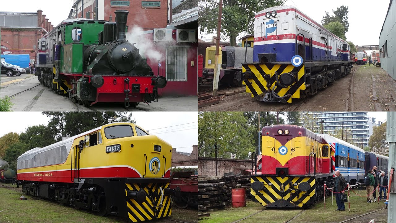 ANTIGUAS Locomotoras en FUNCIONAMIENTO en el Ferroclub Argentino Escalada