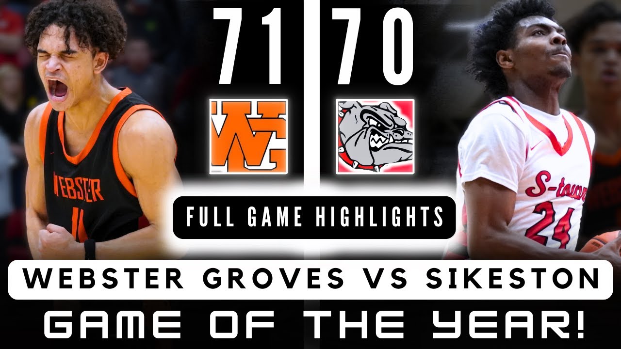 #2 Webster Groves SHOCKS #1 Sikeston in Quarterfinals! | GAME OF THE YEAR!!! | Full Game Highlights