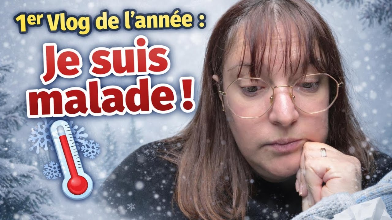 Premier VLOG de L'année…. et je suis malade ! 🤧