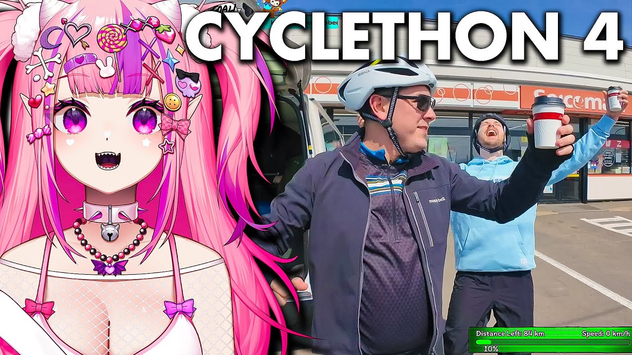 Ironmouse Joins Connor & Chris For Day 1 Of Cyclethon 4!