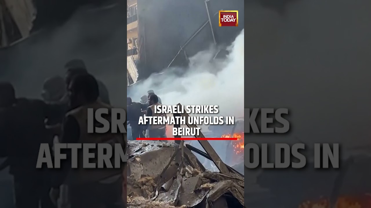 Israeli Strikes Aftermath Unfolds in Beirut | Damage and Rescue Efforts | US Iran Israel War News