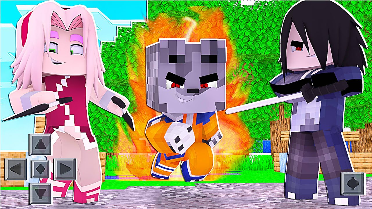 Minecraft PE - Who's Your Family? - O FILHO DE SASUKE UCHIHA E SAKURA VIROU O NARUTO UZUMAKI!!