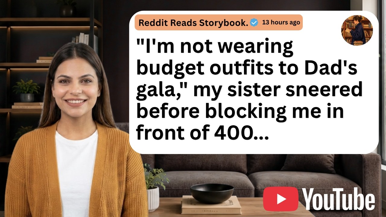 “Not Wearing Budget Outfits To Dad’s Gala,” My Sister Sneered And Blocked Me. Moments Later, Dad...