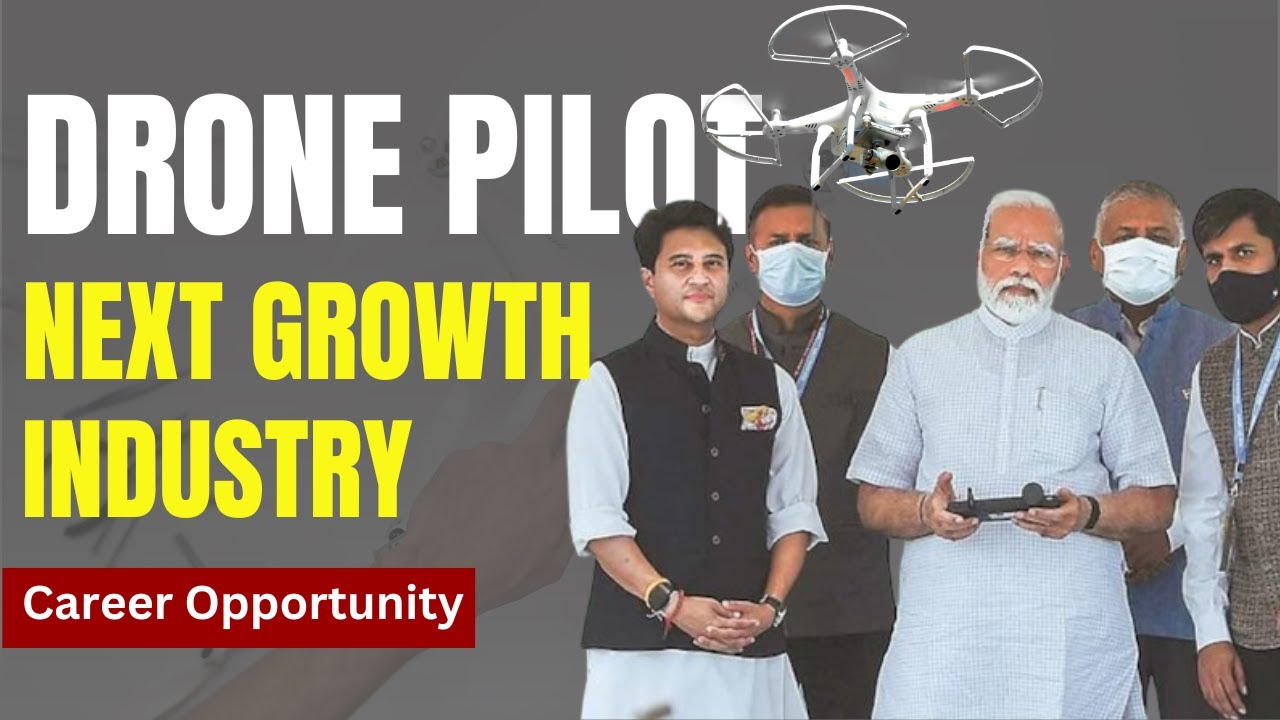 Drone Pilot Career Opportunity | Career in Growth industry | Become Drone Pilot 2023 #dronepilot