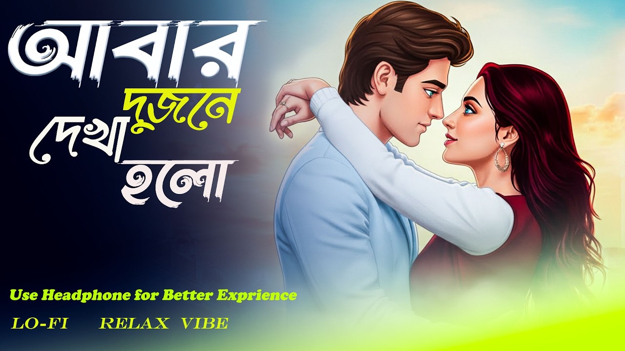 আবার দুজনে দেখা হলো কথা হলো | Abar Dujone Dekha Holo (Lofi x EDM Remix) Soft & Relaxing Modern Bass