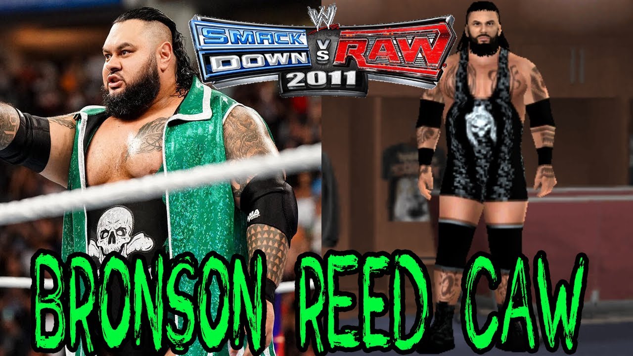 WWE SvR 2011 Bronson Reed CAW PSP