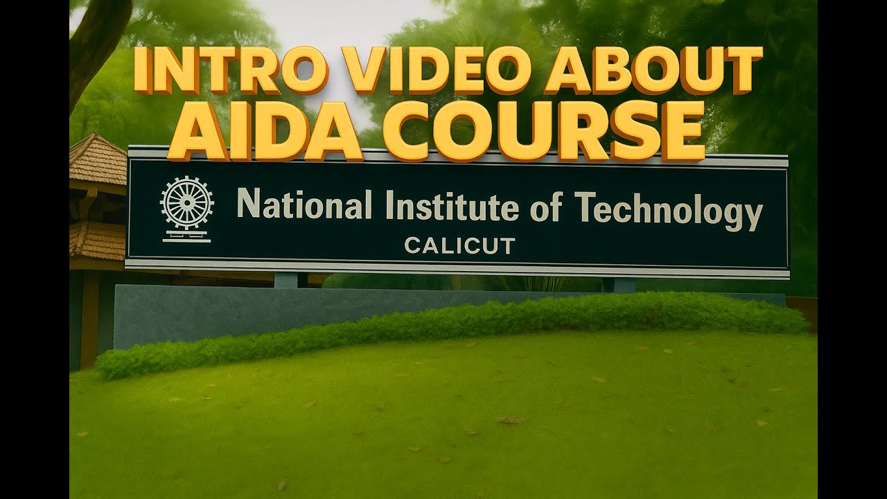 intro video about Artificial Intelligence and Data Analytics by Nitians