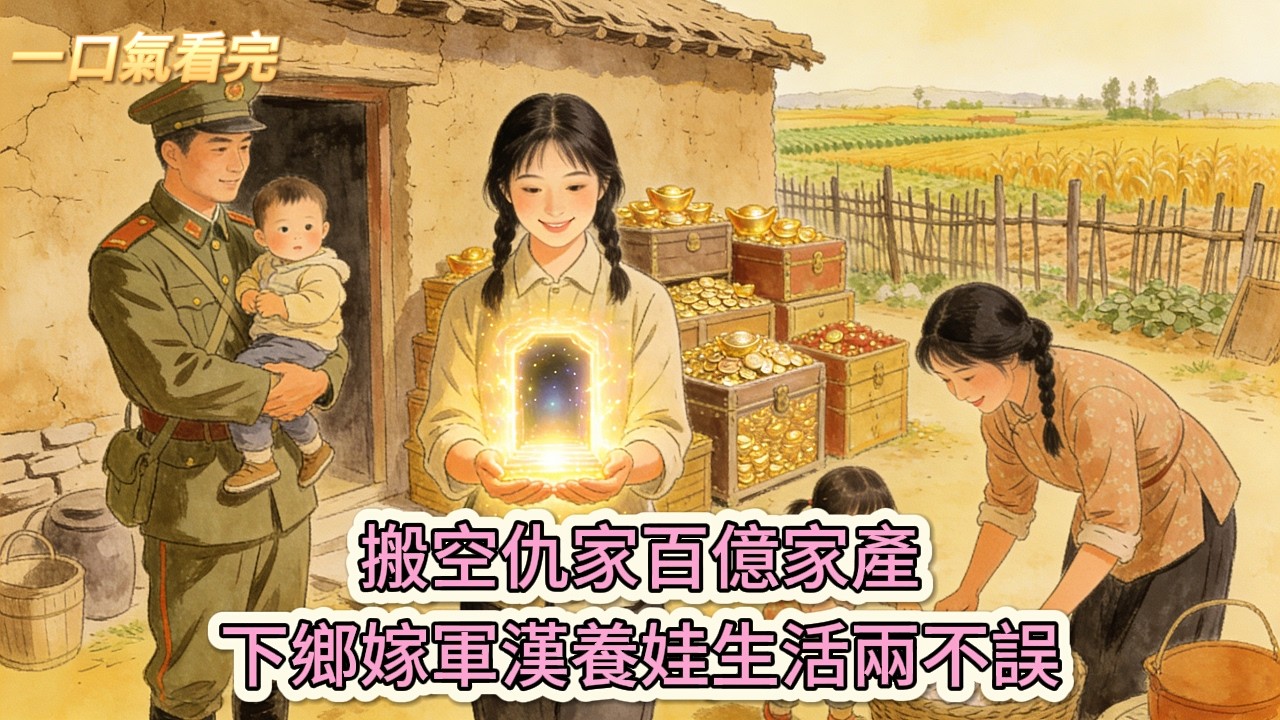 完结小说💕《搬空惡毒二叔家後，下鄉嫁糙漢》搬空仇家百億家產，下鄉嫁軍漢養娃生活兩不誤#推文 #小说 #悠悠书屋