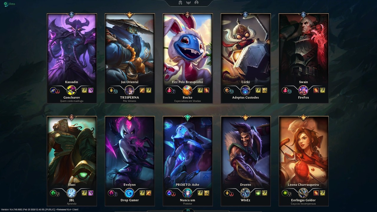 Ashe sniper e Draven sem coração