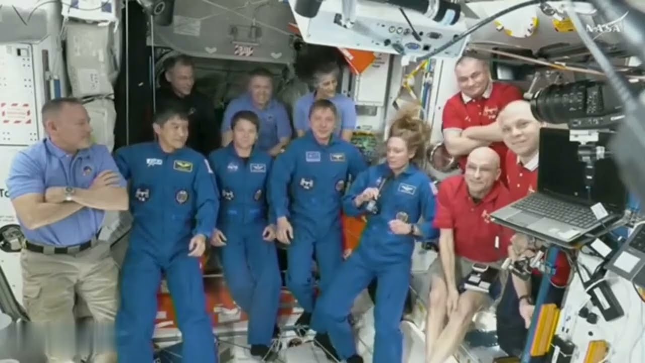 NASA's SpaceX Crew-10 enters space station after docking
