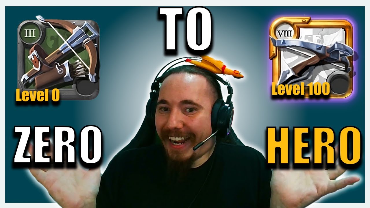 Zero to Hero besta leve (light crossbow) - Até o Level 100 - 6M Profit - Albion Online