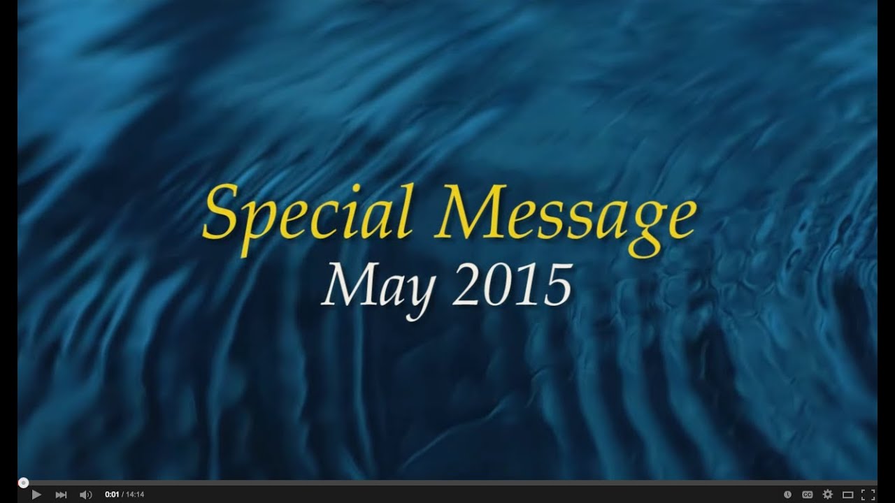 A Special Message from Adamus - May 2015