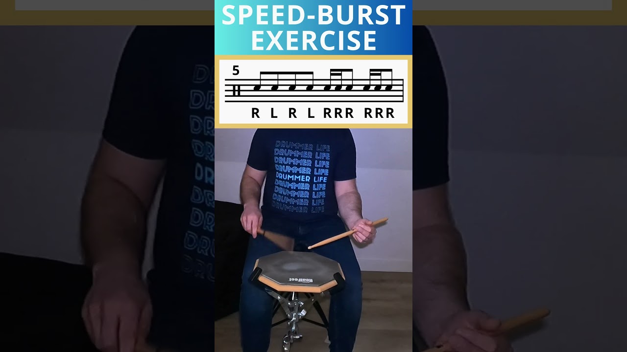 Master Hand Speed with This Intense Drum Pattern! Speed-Burst Exercise