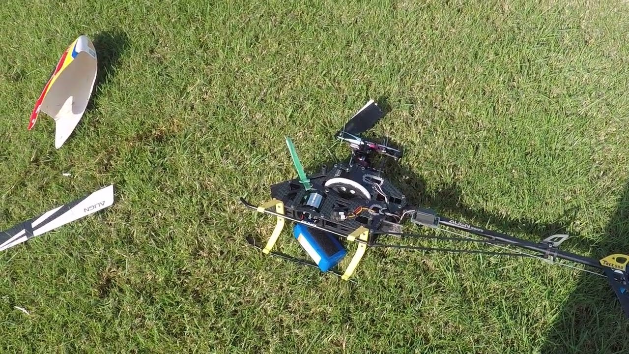 trex 500 crash