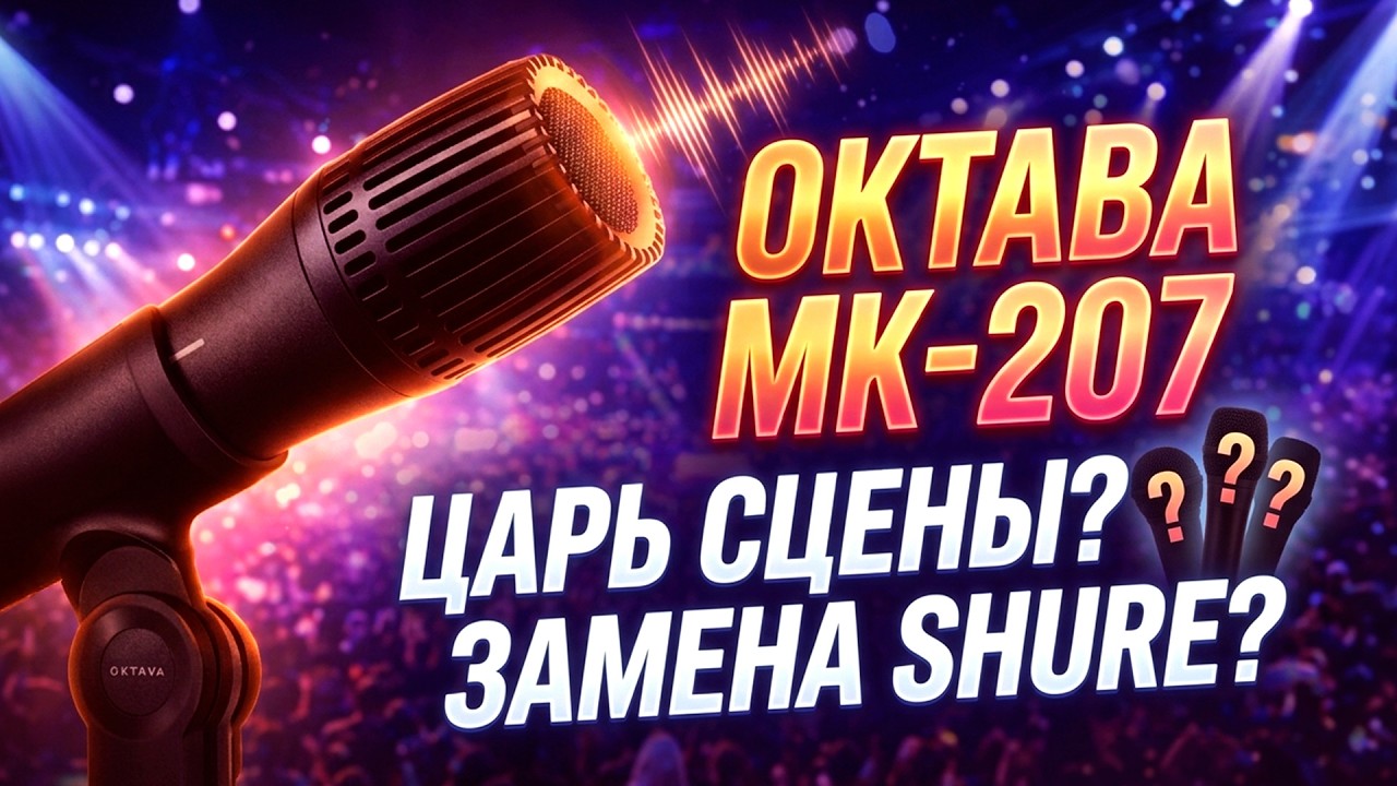 Студийный звук на сцене! Обзор Октава МК-207 &mdash; Лучший микрофон для вокала?