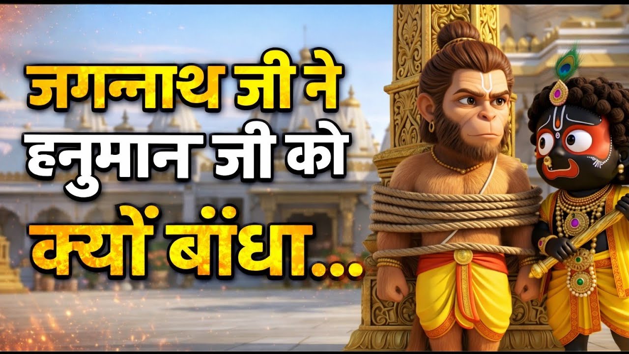 जगन्नाथ जी ने हनुमान जी को क्यों बांधा? | पुरी मंदिर का सबसे बड़ा रहस्य | Jagannath Temple Mystery