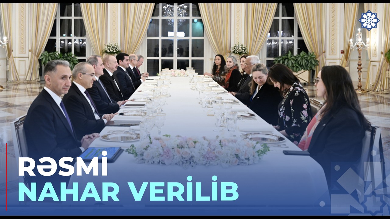 Prezident İlham Əliyevin Avropa İttifaqı Şurasının Prezidenti ilə geniş tərkibdə görüşü olub