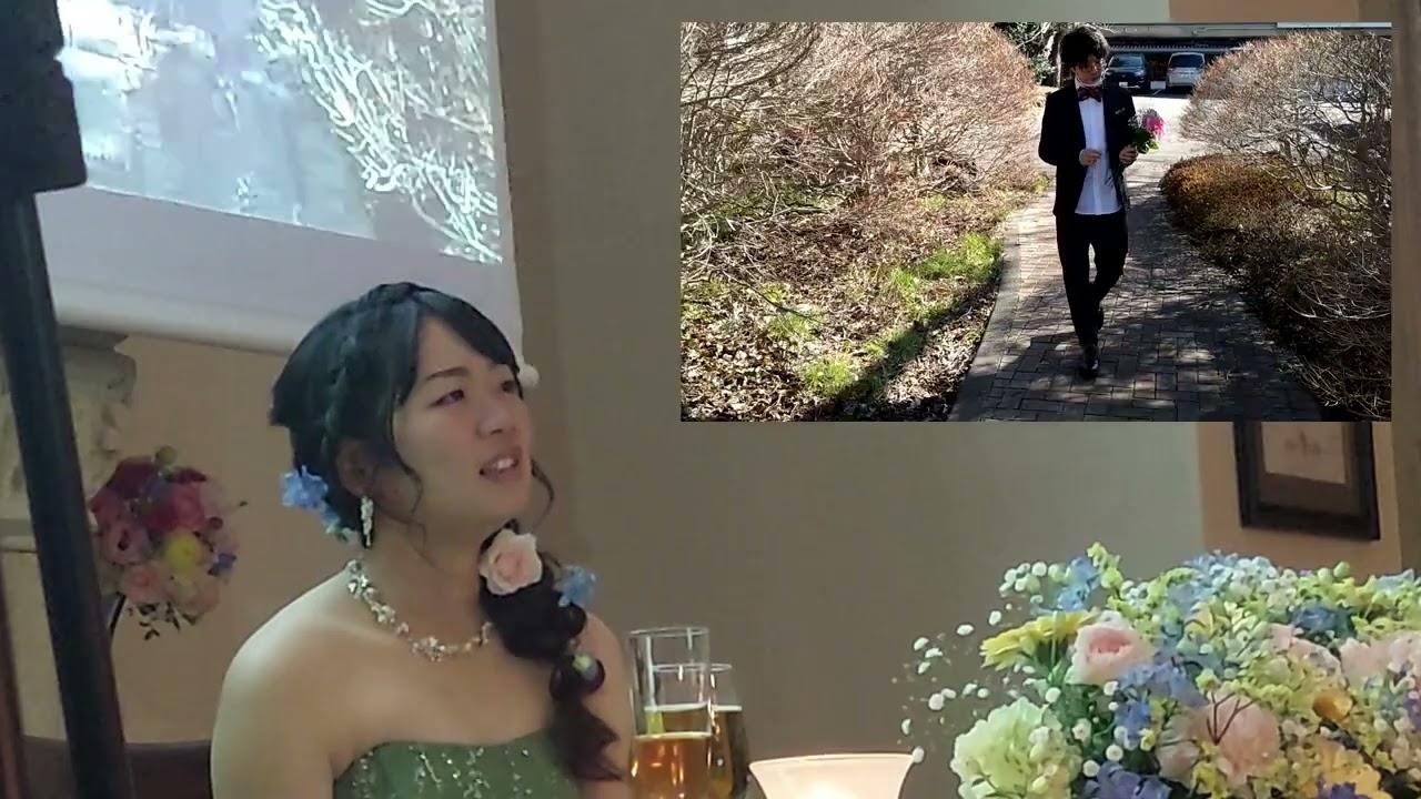 顔面崩壊サプライズ！新郎から 愛をこめて花束を