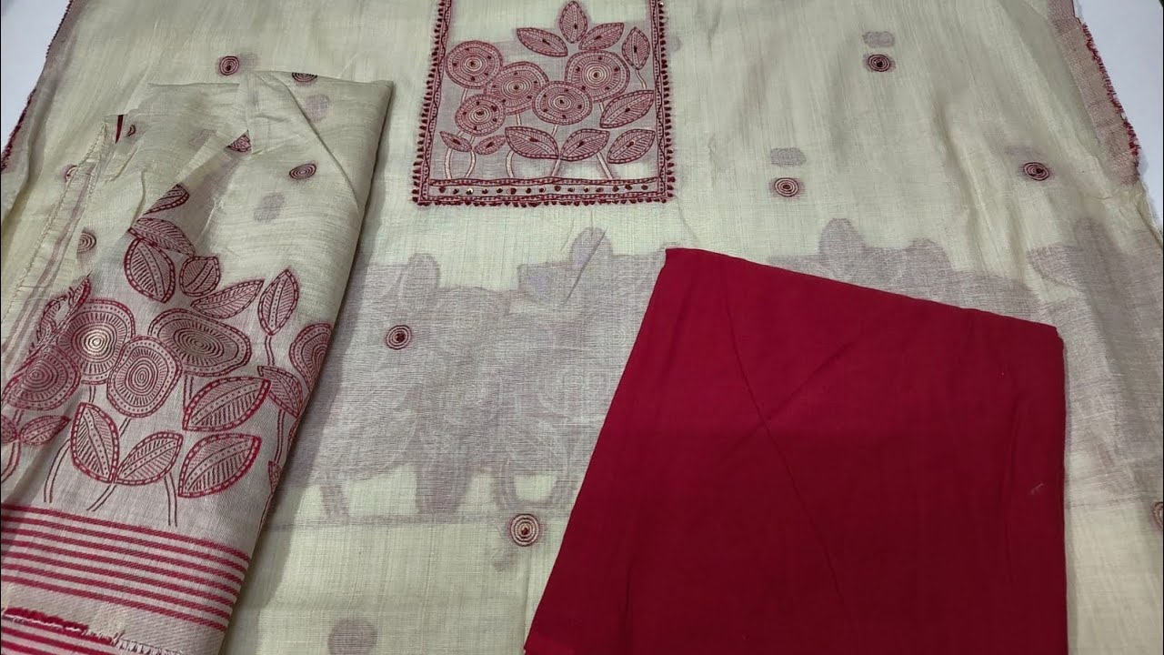 Jamdani cotton fabric