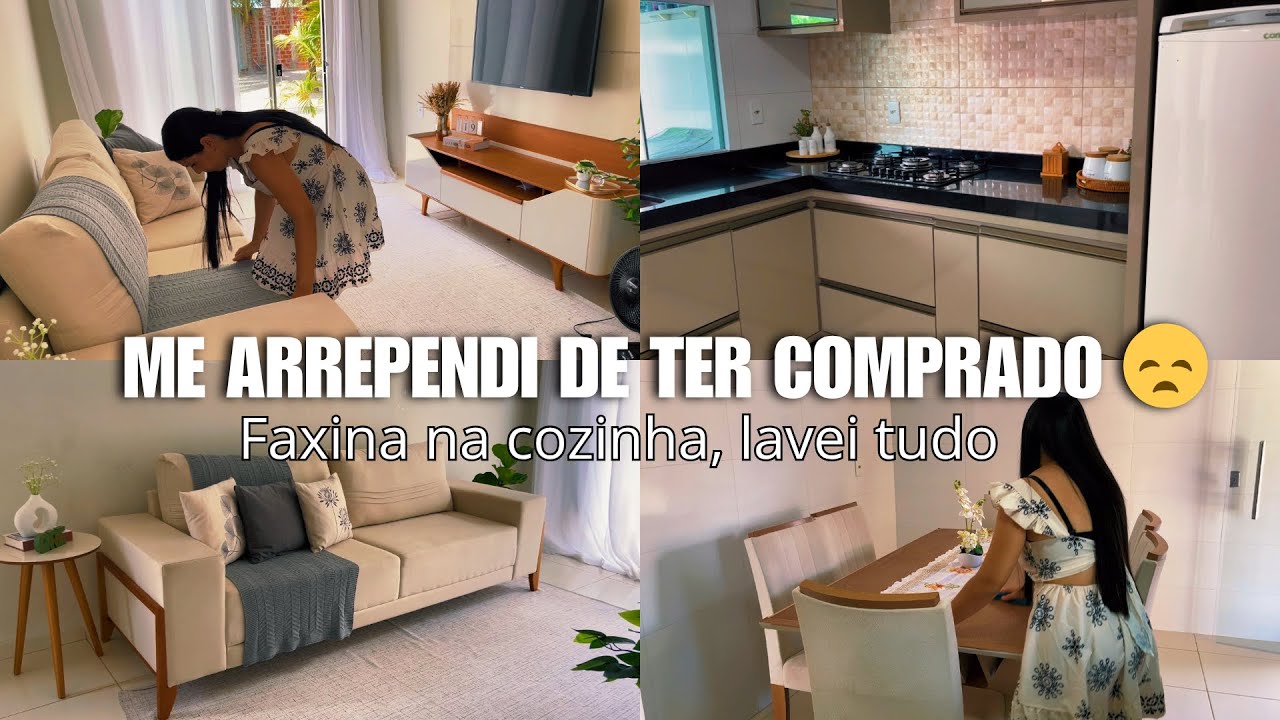A CASA FICOU LIMPINHA E ORGANIZADA/ dia de FAXINA na COZINHA/ n&atilde;o COMPRARIA de NOVO/ me ARREPENDI 😞