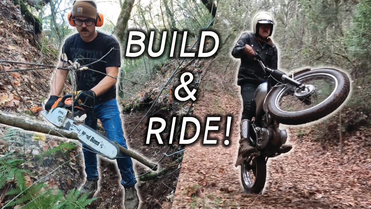 Прокладка маршрута + винтажные испытания на Triumph Mountain Cub!