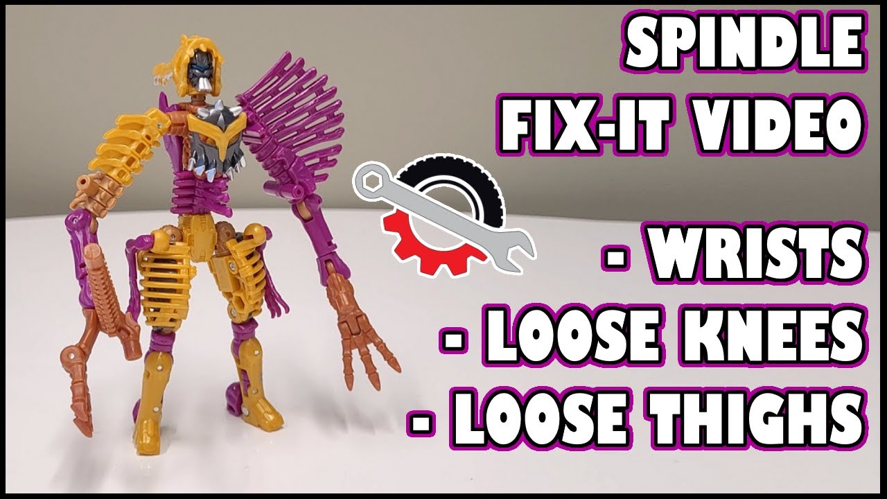 Spindle Fix-it Video: Provides fixes for Wrist, Knees, and Thighs