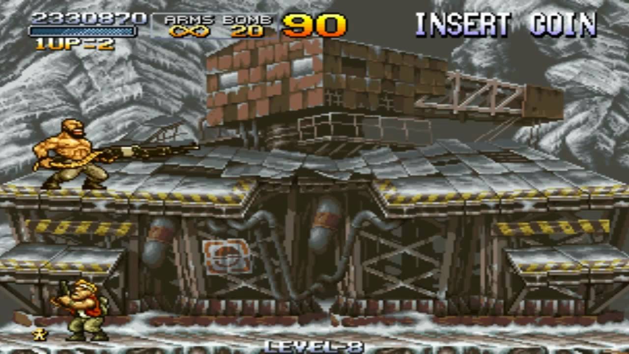 [HD] Metal Slug 2 Mission 6 End Part 1 1998 SNK Mame Retro Arcade Games