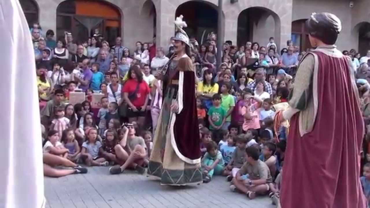 Ball dels Gegants a la 17a TROBADA DE GEGANTONS DE SANT ROC de #Solsona 2014