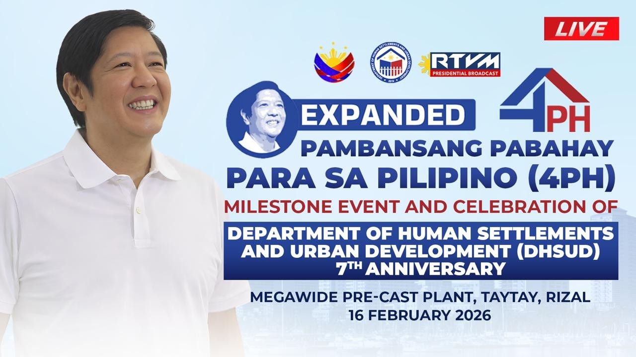 Expanded 4PH Milestone Event & Celebration of DHSUD's 7th Anniversary 2/16/2026