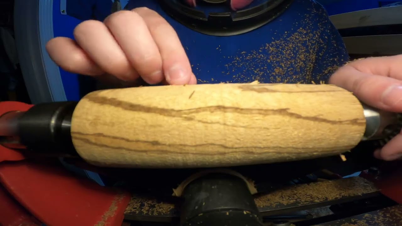 Zebrawood ice cream scoop