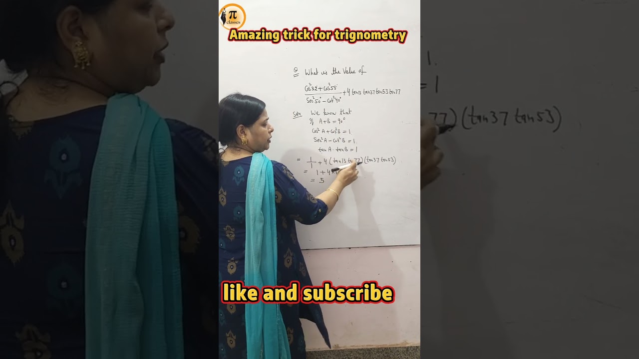 short trick for trignometry|Quantitative aptitude|CDS|SSC|MCA|CAT|PI CLASSES BY MONIKA