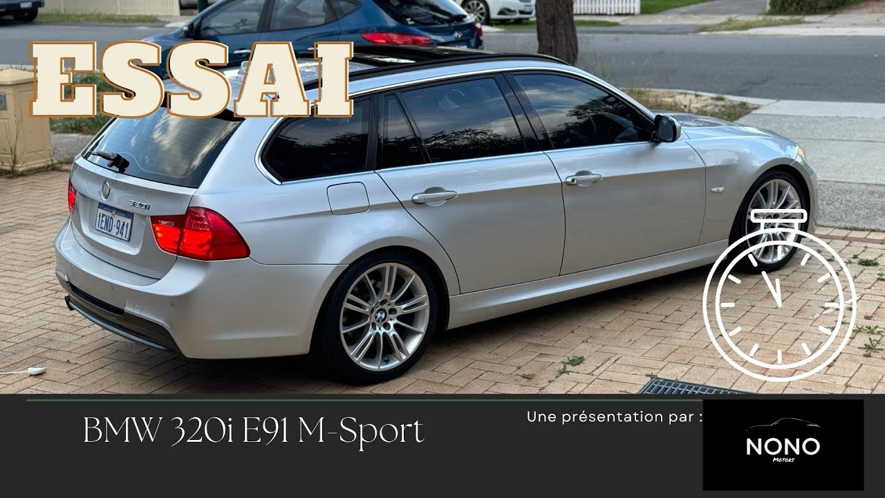 Essai / présentation BMW M sport série 3 touring e90 320i e91 auto