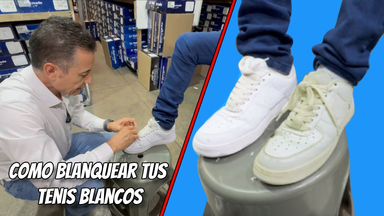 COMO BLANQUEAR tus TENIS BLANCOS en 3 PASOS